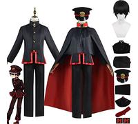 bbganlian Anime Toilet Bound Hanako Kun Disfraz de Cosplay Yashiro Nene Juego de role Uniforme Conjunto Completo Halloween Fiesta Carnaval Traje de vestir con Peluca para Hombres (XL)
