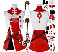 bbganlian Anime Virtual Idol Yuezheng Ling Disfraz de cosplay Luo Tianyi Juego de role Uniforme Conjunto Completo Halloween Fiesta Carnaval Traje de Vestir con Peluca para Mujeres (XXXL)