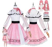 bbganlian Infinity Nikki Disfraz de cosplay Personaje del juego Nikki Uniforme Conjunto Completo Halloween Fiesta Carnaval Traje de vestir con Peluca para Mujeres (M)