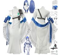 bbganlian NIKKE The Goddess of Victory Arcana Disfraz de cosplay Personaje del juego Uniforme Conjunto Completo Halloween Fiesta Carnaval Traje de vestir con Peluca para Mujeres (M)