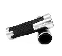 BBIGTIFWX Puños de Manillar de Motocicleta para H&Onda Shadow VT 400 600 750 1100 VT400 VT600 Accesorios para Motocicletas Empuñaduras De Manillar CNC De 7/8'' 22MM Empuñadura De Manillar(Silver)
