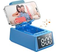 BBL Altavoz Bluetooth con Soporte para Móvil, Enceinte Bluetooth Avec Reloj