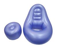 Bbl Inflatable Chair Sofa,Medical Sofa Chair After Surgery,With Air Pump & Ottoman,For Brazilian Butt Lift After Surgery Sitting/Fast Recovery, LJJY-KK, Blue