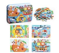 BBLIKE Juguete Puzzle Niño, 4 Grados Variables De Herramienta De Aprendizaje, Juguete Educativo Perfecto Regalo Cumpleaños para Niños Niñas de 3+ Años