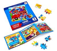BBLIKE Juguetes Montessori Puzzle Infantil para niños, Montessori Libro Tranquilo, Juego de Rompecabezas,Juguetes Sensoriales de Autismo,Adecuado para niños y niñas a Partir de 3, 4 y 5 años