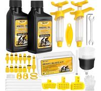 BBLTIFF 36 Piezas Kit Purgado Frenos para Shimano Gama de Frenos de Disco Hidráulicos, Kit Purgado Frenos de Disco Hidráulicos con 300 ML el Líquido de Frenos Mineral de Alto Rendimiento