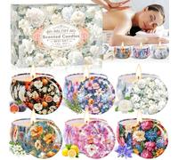 BBLTIFF Velas Perfumadas, 6 Piezas Velas Aromáticas, Velas Decorativas, Juego De Velas Perfumadas, Hasta 120 Horas Para Baño, Yoga, Bodas, Navidad, Día de La Madre, Regalos de Cumpleaños (6 Aromas)