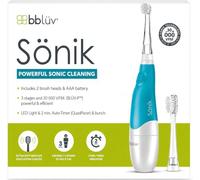 bblüv Sönik - Cepillo de dientes ultrasónico para bebés y niños pequeños - Cepillo de dientes eléctrico para niños con temporizador inteligente y luz LED