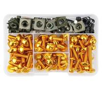 BBMZSM 177pcs M5 M6 Screws Motorcycle Bolts Fair Bolt Compatible with Y&AMAHA YZF R1 R15 R25 R3 R6 R125 MT03 MT07 MT10 .D111