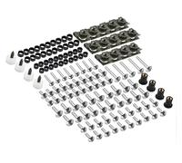 BBMZSM 177pcs M5 M6 Screws Motorcycle Bolts Fair Bolt Compatible with Y&AMAHA YZF R1 R15 R25 R3 R6 R125 MT03 MT07 MT10 .D111