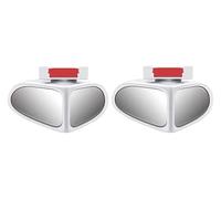 BBMZSM Espejo retrovisor for coche, 1 par, auxiliar, for rueda delantera, de doble cara, gran angular, ajustable a 360 grados, for .1124