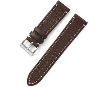 BBPLWEEA YingYou Correa de reloj de 18 mm, 20 mm, 22 mm y 24 mm, accesorios inteligentes, correa de reloj de liberación rápida con hebilla de pasador.(Brown,18mm)