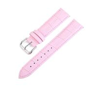 BBPLWEEA YingYou Correa De Reloj De Cuero Genuino Colorida For Hombres Y Mujeres, 12, 13, 14, 15, 16, 17, 18, 19, 20, 22 Y 24 Mm, Correa De Reloj Resistente Al Agua Con Diseño De Cocodrilo(Pink,13mm)