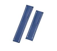 BBPLWEEA YingYou Correa De Reloj De Cuero Genuino Compatible Con Breitling Super Ocean Challenger Aviation Timing Black Bird Bamboo De 22 Mm Y 24 Mm.(Blue Pink,22MM_NO BUCKLE)