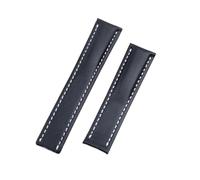 BBPLWEEA YingYou Correa De Reloj De Cuero Genuino Compatible Con Breitling Super Ocean Challenger Aviation Timing Black Bird Bamboo De 22 Mm Y 24 Mm.(Black Yellow,22MM_NO BUCKLE)