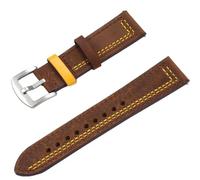 BBPLWEEA YingYou Correa de Reloj de Cuero Genuino de Grano Superior Correas de Reloj de liberación rápida 20mm 22mm Correas de Reloj Vintage Hechas a Mano(Philip 5_20mm)