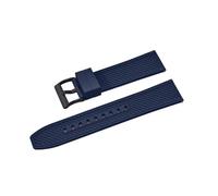 BBPLWEEA YingYou Correa de reloj HAISCH FKM de caucho con diseño de bala, 18 mm, 20 mm, 22 mm y 24 mm, de liberación rápida, resistente al agua y al agua.(FKM-Blue 2,22mm)