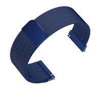 BBPLWEEA YingYou Correa De Reloj Magnética Milanesa Pulsera De Repuesto De Banda De Malla Metálica De Acero Inoxidable Compatible Con Reloj Huawei GT3 16 Mm 18 Mm 20 Mm 22 Mm(Blue,15mm)