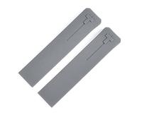 BBPLWEEA YingYou Wheamband de silicona 20mm 21mm deportes apto for toco tacto T013 t047 Correa de goma T-Sport Wamkband impermeable T013420A T047420A T33(Gray no clasp 21mm)