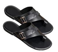 BBPM Sandalias ortopédicas correctoras de juanetes para Mujer corrección de Dedo Gordo del pie Zapatos de Cuero PU cómodas Sandalias Informales de Verano,Negro,EU38/US7