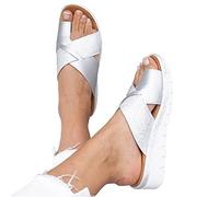 BBPM Sandalias para Mujer Verano Sandalias de corrección de Huesos del Dedo Gordo del pie Sandalias correctoras de juanetes Sandalias ortopédicas,Blanco,EU36/US5