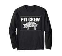BBQ Barbeque The Best PitMaster Companion. The Pit Crew Manga Larga