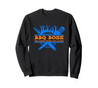 BBQ Boss The Legend Behind the Flames Barbacoa Smoker Dad Sudadera