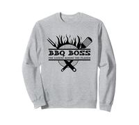 BBQ Boss The Legend Behind the Flames Barbacoa Smoker Dad Sudadera