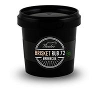 BBQ Brisket Rub Bembo - Mezcla de Especias para Pecho de Ternera - Marinada Seca Barbacoa - Ideal para Ahumado y Cocción Lenta - Made in Italy - 500 g