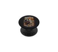 BBQ Crew Skeleton Pig Grill Beer Sombrero Gafas de Sol 3 PopSockets PopGrip Adhesivo