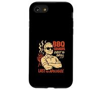 BBQ Grandpa Pitmaster Humor Smoker Grill Backyard Legend Carcasa para iPhone SE (2020) / 7 / 8