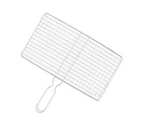 BBQ Grill Basket - Stainless Steel, Large Cooking Rack, Portable Grilling Cage | Fish BBQ Basket, Meat Seafood Veggie Grill Tool, Outdoor Cooking Accessory For Camping Picnic Garden Yard Use
