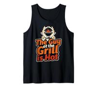 BBQ Grill Cookout El Chico de la Parrilla es un gráfico Camiseta sin Mangas