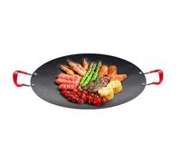BBQ Grill Plate - Non Stick Korean Style Pan | Korean Grill for Busy Families, Heat Resistant Cooking Pan with Even Heating, Kitchen Cookware, Non Stick Cookware for Meal Prep, and Beginners