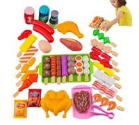 BBQ Grill Toy, Pretend Play BBQ Set, Interactive Kids Cooking Role Play