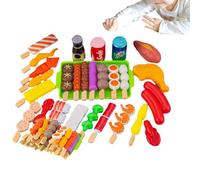 BBQ Grill Toy, Pretend Play BBQ Set, Interactive Kids Cooking Role Play