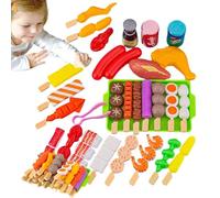 BBQ Grill Toy, Pretend Play BBQ Set, Interactive Kids Cooking Role Play