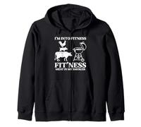 BBQ Gym Fitness Fit Ness Ahumador de Carne Barbacoa Juego de Palabras Papá Hombres Sudadera con Capucha