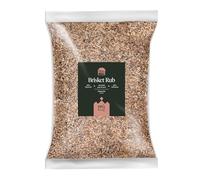 BBQ KING - Brisket Rub Envase de 1 kg, Dry Rub BBQ ideal para carne de vacuno, ideal para barbacoas texanas, set de especias para cocina 100% Made in Italy, mezcla técnica para cocción lenta