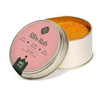 BBQ KING - Ribs Rub Pack de 70 Gr, Dry Rub Bbq para Costillas de Cerdo Ideal para Barbacoa, Set de Especias Cocina 100% Made in Italy, Mezcla de Especias para Costillas (Saint Louis o Baby Back)