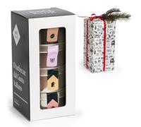 BBQ KING - Set de regalo navideño BBQ Rub 4x7 g, Ribs Rub, Chicken Rub, Espresso Rub, Porkit Rub, 100% Made in Italy, ideal como regalo para los amantes de la barbacoa, con decoración navideña