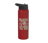 BBQ Master Celebrando Otro Viaje Alrededor del Sol BBQ Party Stainless Steel Insulated Water Bottle