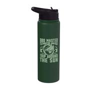 BBQ Master Celebrando Otro Viaje Alrededor del Sol BBQ Party Stainless Steel Insulated Water Bottle