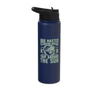 BBQ Master Celebrando Otro Viaje Alrededor del Sol BBQ Party Stainless Steel Insulated Water Bottle