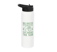 BBQ Master Celebrando Otro Viaje Alrededor del Sol BBQ Party Stainless Steel Insulated Water Bottle