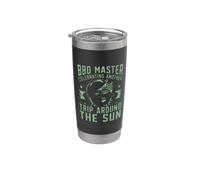 BBQ Master Celebrando Otro Viaje Alrededor del Sol BBQ Party Vaso térmico de acero inoxidable de doble pared