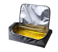 BBQ Meat Resting Blanket - Insulated Cover, Leakproof Washable BBQ Blanket with Top Opening, Heat Retention Cover | Meat Resting Accessory for Large Brisket, Beef, Turkey, Outdoor, Camping