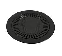 BBQ Parrilla Pan Antiadherente Tablero Clásica Parrilla de Hierro Fundido Bandeja Lavavajillas Caja de Goteo Extraíble Socialme-eu