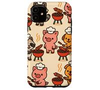BBQ Party Animals Kawaii Grill Parade Summer Fun Carcasa para iPhone 11