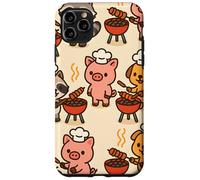 BBQ Party Animals Kawaii Grill Parade Summer Fun Carcasa para iPhone 11 Pro MAX
